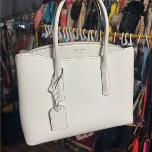 Kate Spade Cream Textured Tote